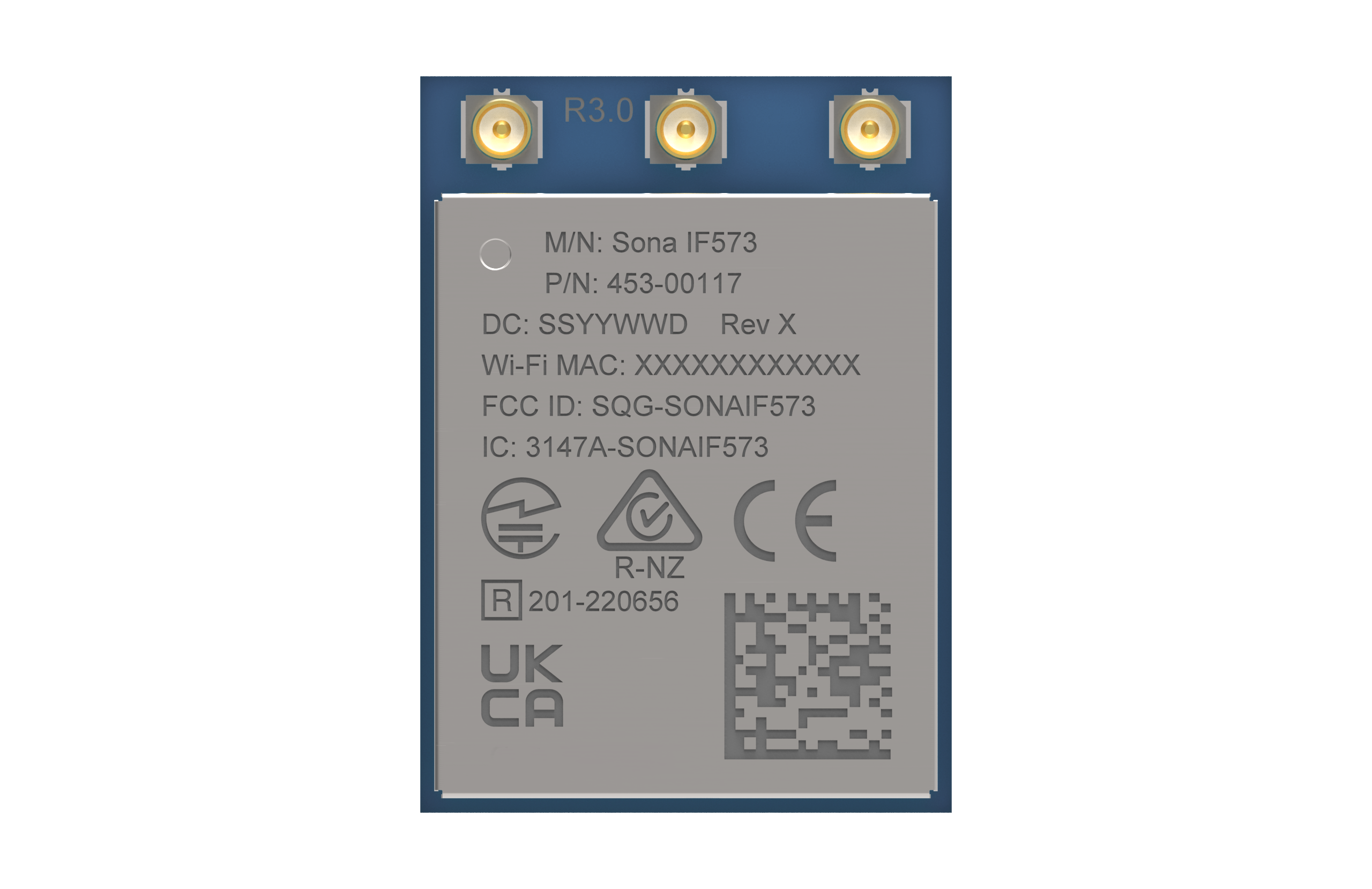 Sona™ IF573 - WiFi 6E + Bluetooth 5.4 Module - Infineon CYW55573 | Ezurio